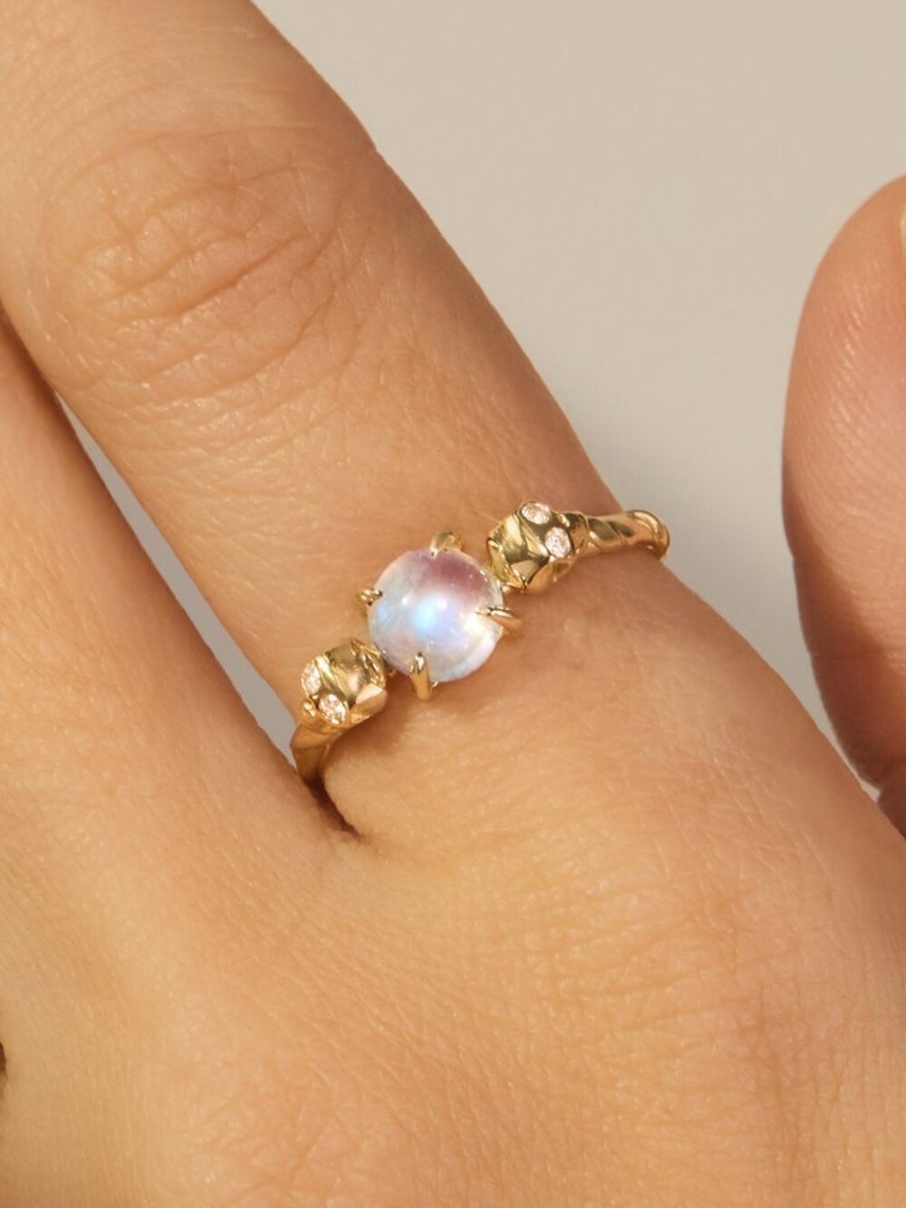Catbird Love You Forever Skull Ring, 14k Yellow Gold - Size 7 - NWT